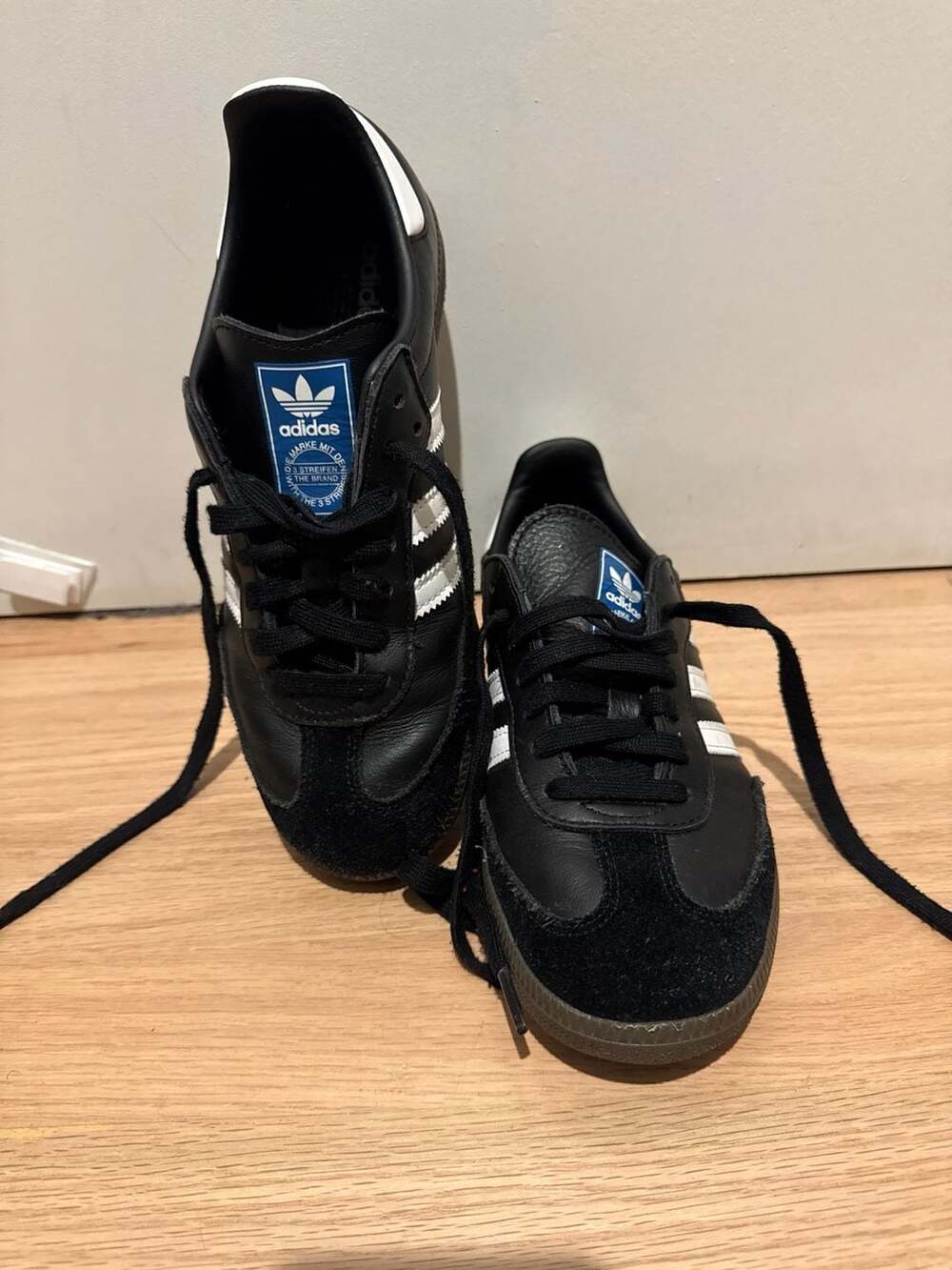 adidas Originals Samba OG Core Black Cloud White B75807 Size 6